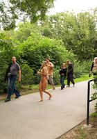 Sexy babe Eva is naked and walking through town, Eva (eva027) ATK Exotics: Eva (Sexy babe Eva is naked and walking through town)