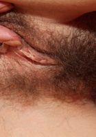 ATK Natural & Hairy: Lia (Lia rubs her hairy horny kitty.)