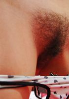 Hairy Lucy strips naked on her bed, Lucy (luc096) ATK Natural & Hairy: Lucy (Hairy Lucy strips naked on her bed)